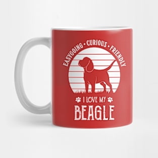 Beagle Dog Minimalist Design Mug